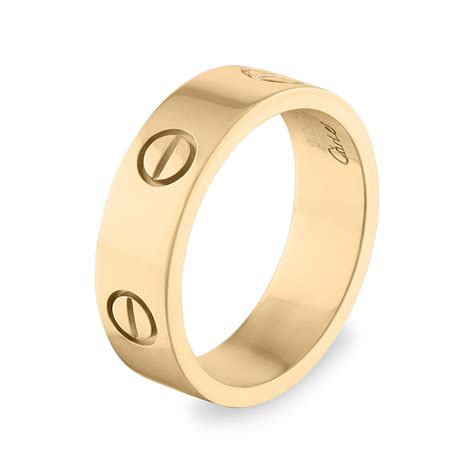 cartier love ring yellow gold|cartier love ring gold price.